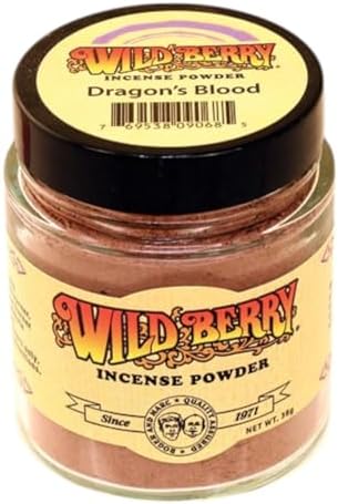 Wild Berry Dragons Blood Incense Powder 38g Jar