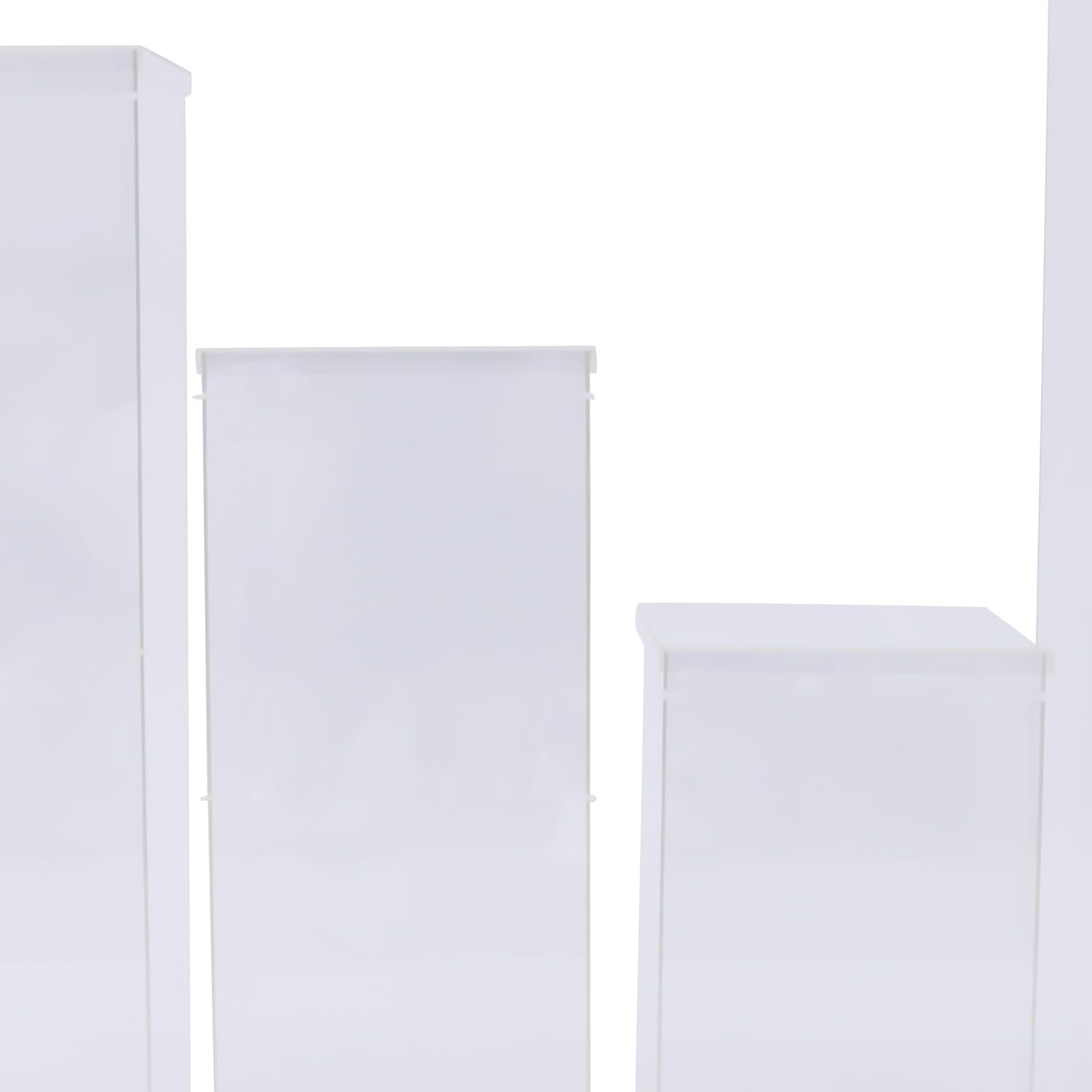 5 Pcs Acrylic Display Cube Pedestal with Removable Top