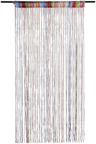 Tassel Style Door Curtain with Rainbow Colors