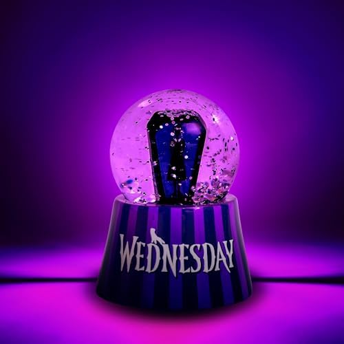 Wednesday Addams Light-Up Snow Globe 3 Inches Tall