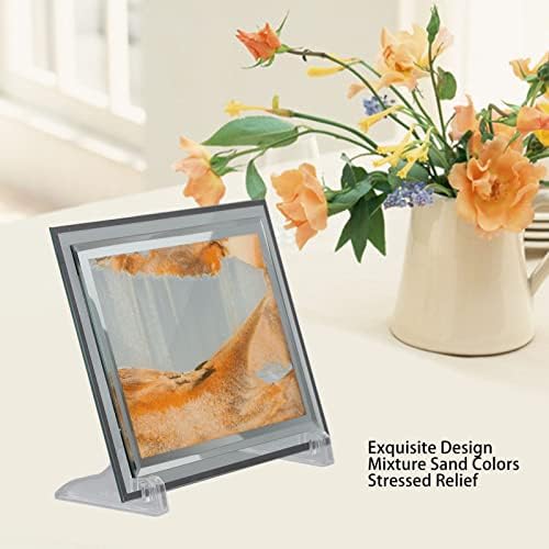 Nurnesy Moving Sand Art Painting Luxury Square Decoration