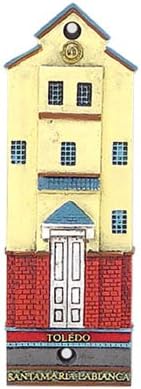 Alef Judaica Resin Mezuzah Yellow Red White