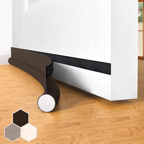 FLEXMAN Door Draft Stopper 362 Inch Black