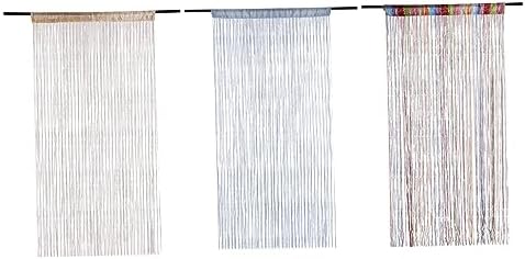 Tassel Style Door Curtain with Rainbow Colors
