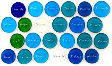 Lifeforce Glass Mermaids Message Sea Glass Stones