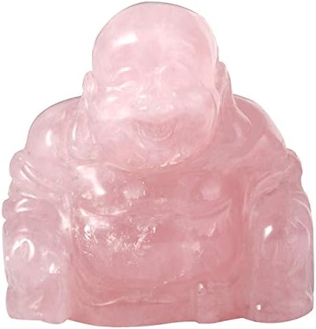 Rockcloud Healing Crystal Hearts and Happy Buddha Set