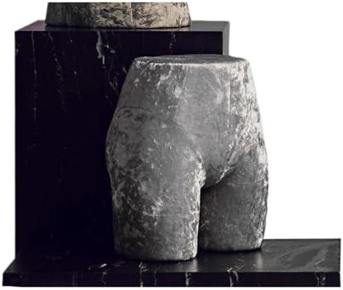Square Pedestal Display Stand 10cm High Black