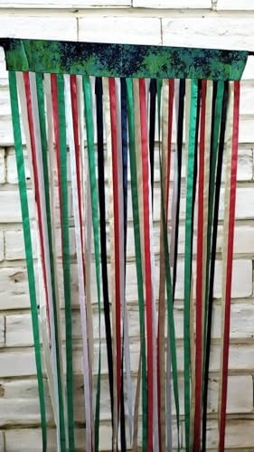 Multicolor Bohemian Door Curtain with Rod Pocket