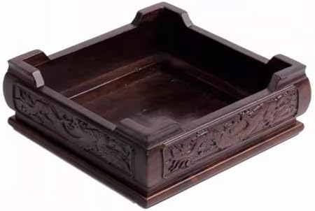 GOLDY WENDY Square Solid Wood Pedestal Display Stand