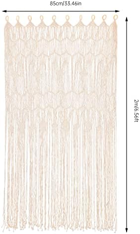 Boho Macrame Curtain 2pcs for Window or Door