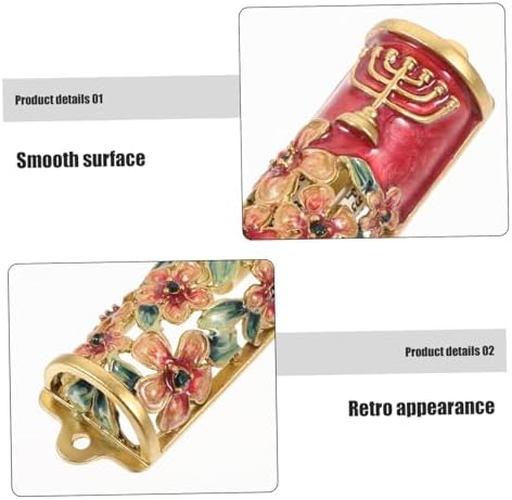 PRETYZOOM Mezuzah Door Decor Jewish Blessing Scroll Art