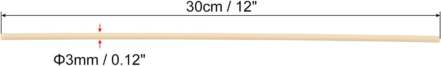PATIKIL 30CM Reed Diffuser Sticks 100 Pack Wood Fiber