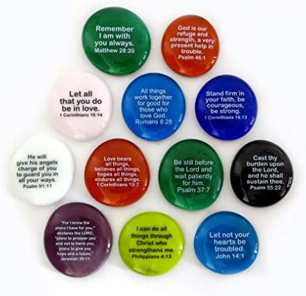 Lifeforce Glass Bible Verse Stones Set I