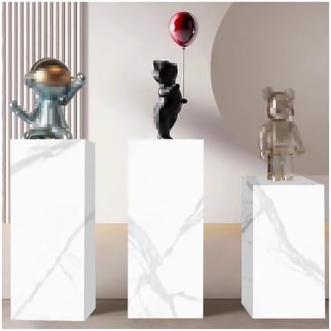White Pedestal Stand for Sculpture Display