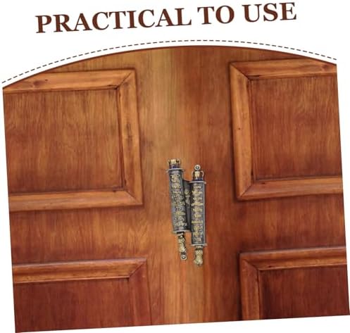 Cabilock Jerusalem Menorah Mezuzah Case