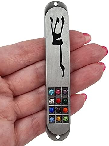 TALISMAN4U Pewter Mezuzah Case with Scroll 35 Inch