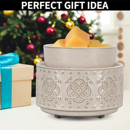 Mocosa 3-in-1 Ceramic Wax Warmer for Scented Candles