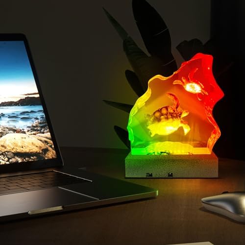 2Pcs Square LED Light Display Base Black