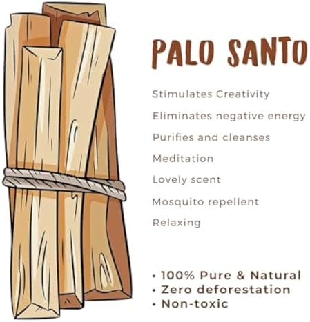 Qicai Xiaolu Palo Santo Sticks - Natural Incense for Energy Spirit