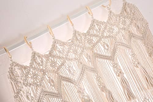 Achart Macrame Curtain Panel Boho Decor