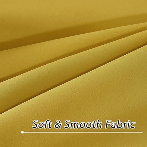 LCOOMZEN Blackout Curtains 84 Inch Long 2 Panels Set