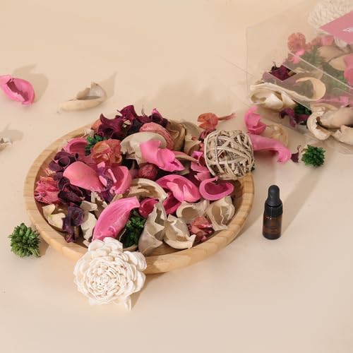 KAV Potpourri Bowl Filler 14 oz Pretty Pink Rose Scent