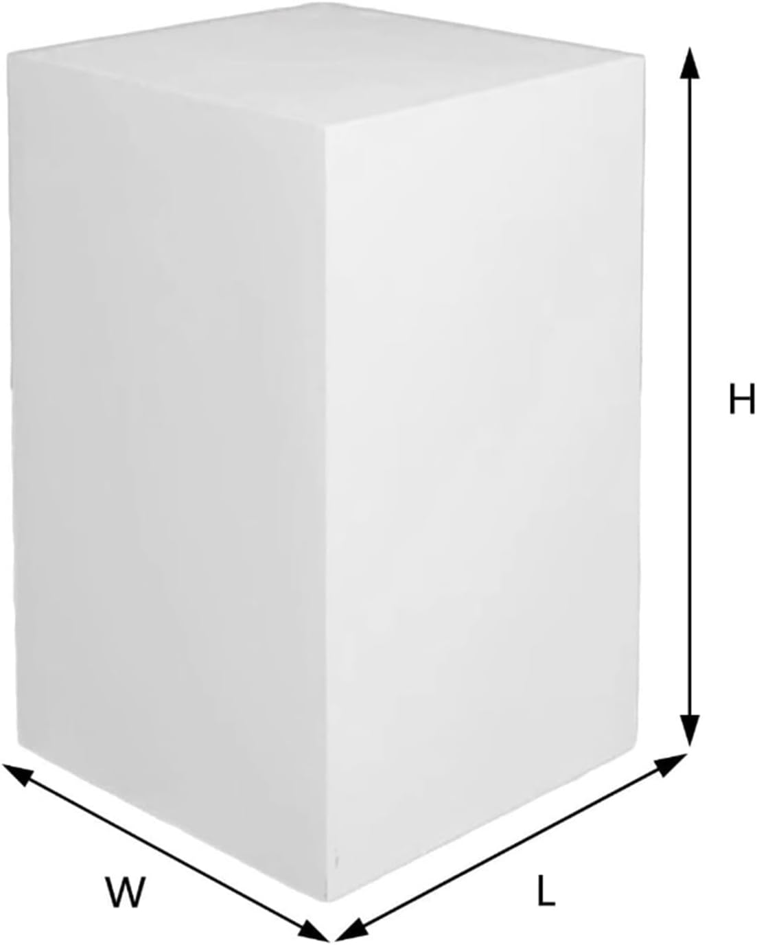 OMESDA Square Pedestal Column Display Stand
