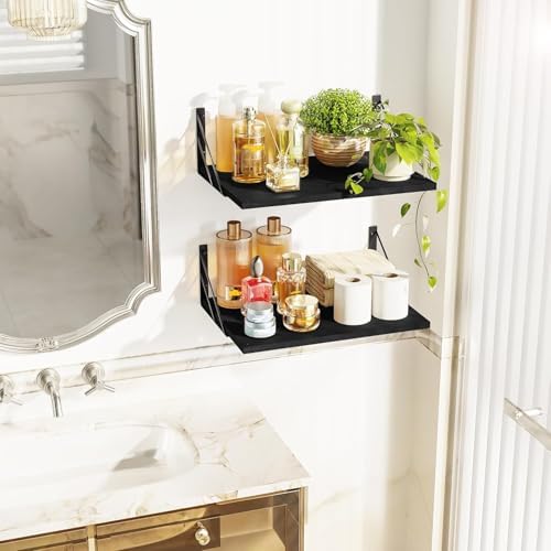 Love-KANKEI Deep Floating Shelves Set of 2 for Wall