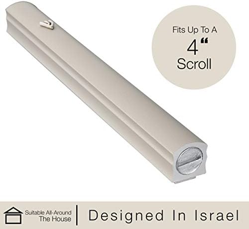 AS Mezuzot Silver Shin Design Mezuzah Case