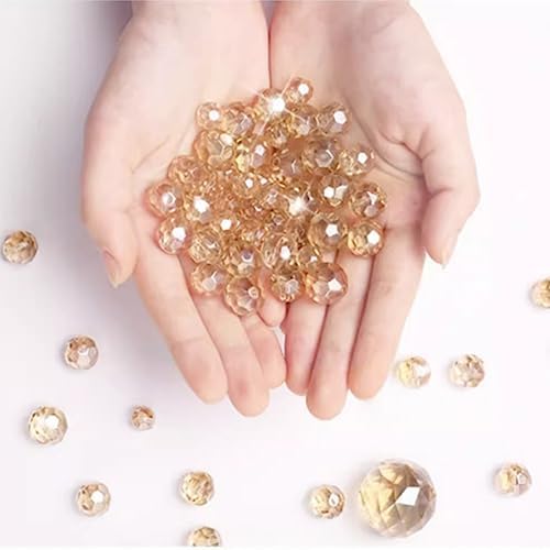 GVILTY Crystals Beaded Curtain Door Decor 25 Strands 100x150cm
