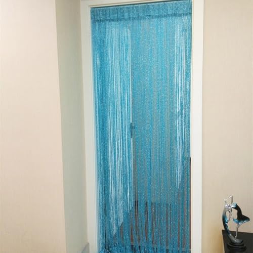 Silver Thread Screen Curtain for Doorways 39x79