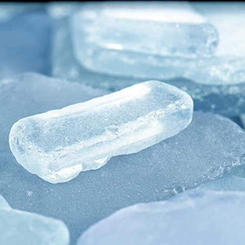Light Blue Sea Glass Decor for Coastal Crafts