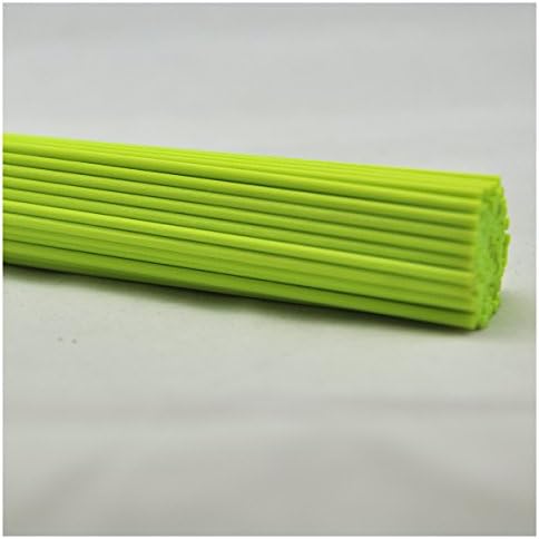 100 Fiber Reed Diffuser Sticks 20cm x 3mm Fluorescent Green