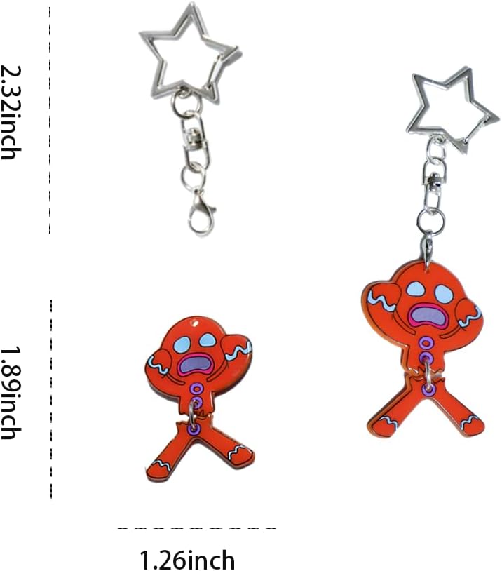 2pcs Gingerbread Ornaments for Christmas Tree