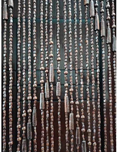 52 Strands Wood Beaded Curtain for Doorways