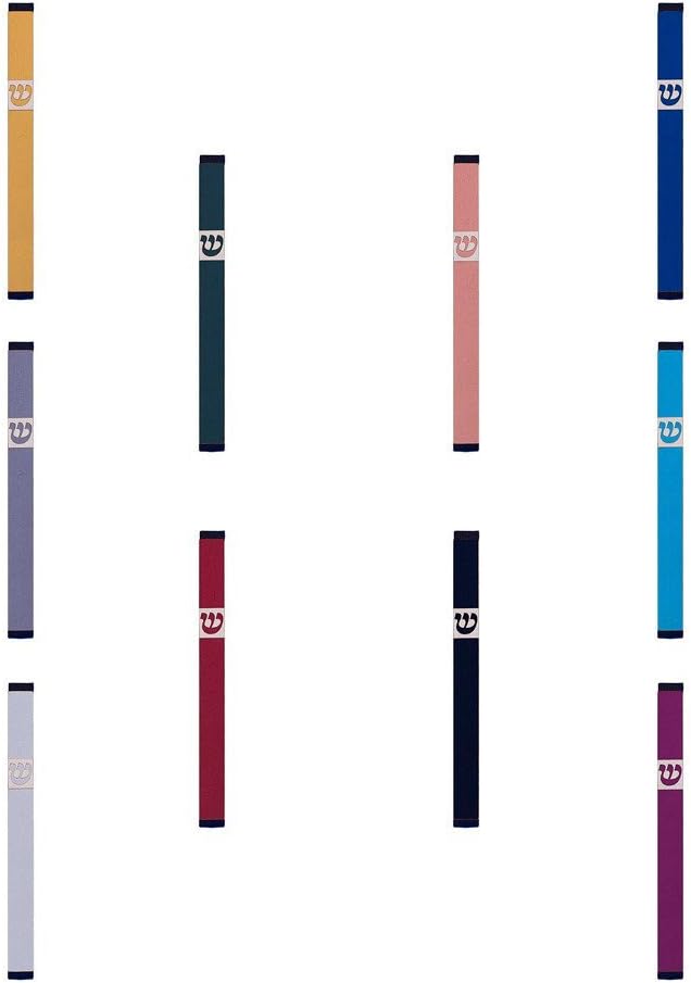 Agayof Long Edgy Mezuzah with Gold Shin Cutout