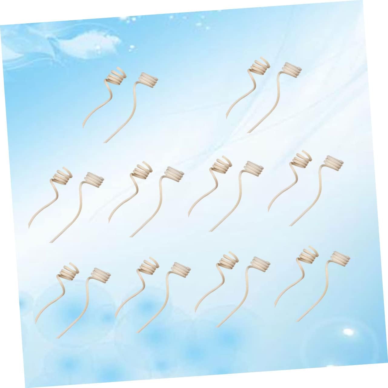 Cabilock 20PCS Large Spiral Rattan Diffuser Sticks for Home Fragrance