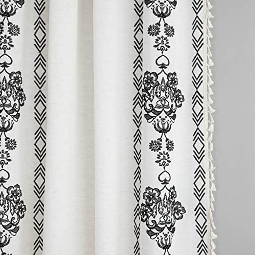 VOGOL Bohemian Style Curtain Panel 63 Inches Long