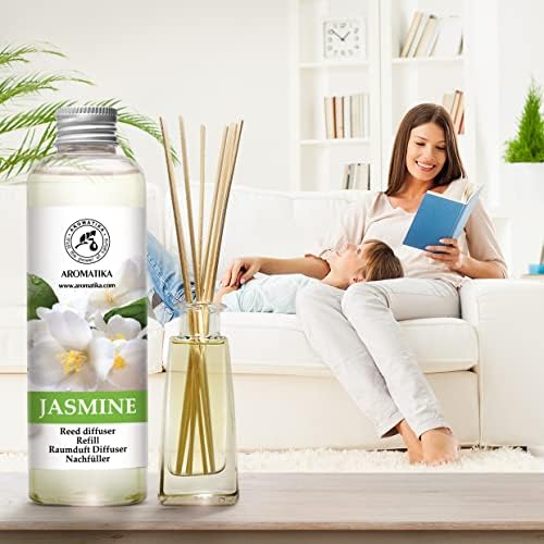 AROMATIKA Jasmine Essential Oil 200ml Reed Diffuser Refill
