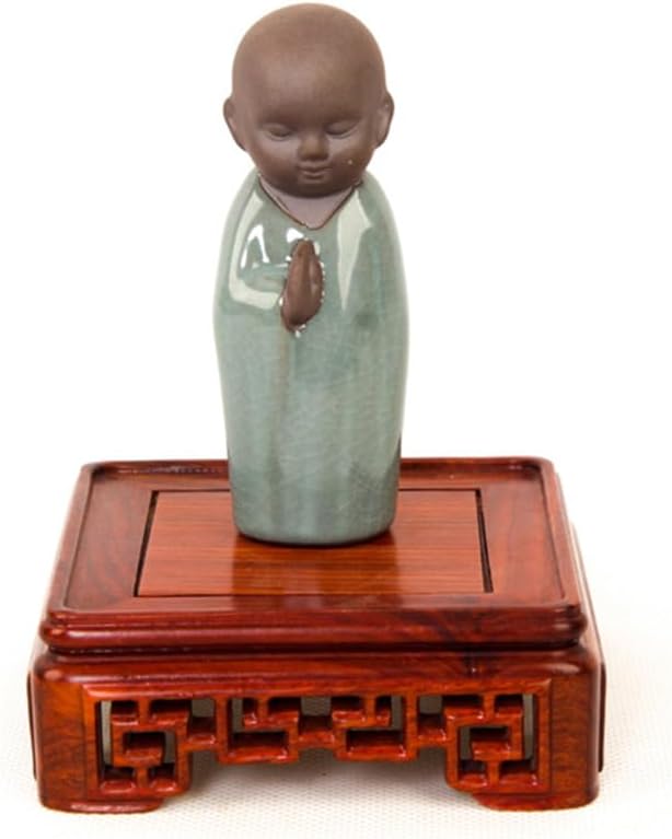 GOLDY WENDY Mahogany Square Decor Base Display Stand