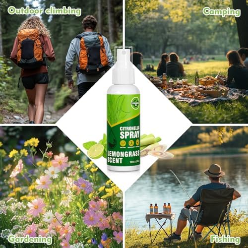 SCENTORINI Citronella Spray DEET-Free 676 Oz 2 Pack