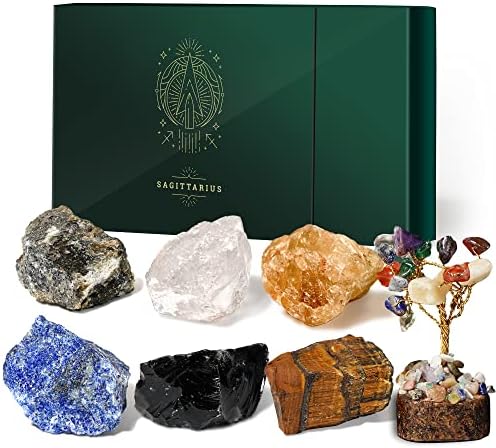 Sagittarius Zodiac Crystal Healing Stone Set