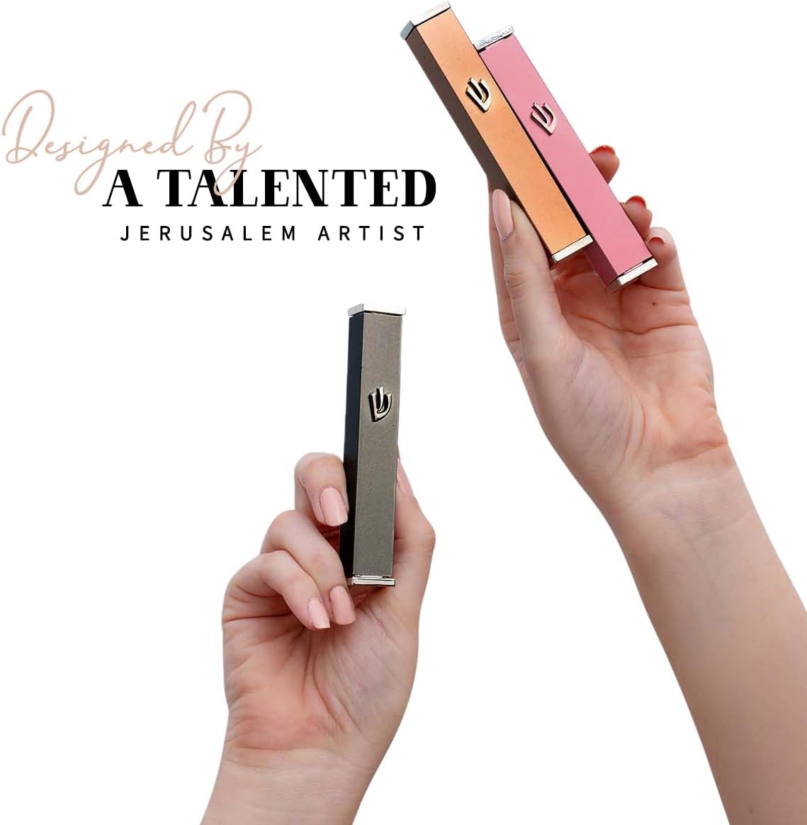 Stylish Mezuzah for Door with Scroll