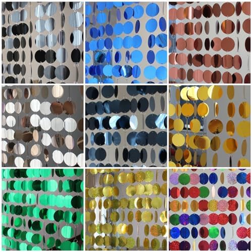 Glitter Sequin Beaded Curtain for Home Party Decor