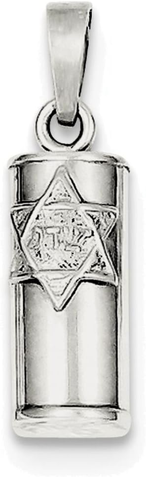 FJC Finejewelers Sterling Silver Mezuzah Pendant