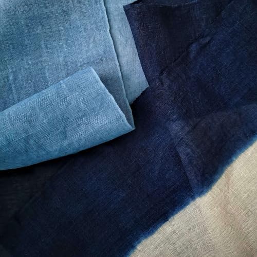 Hand-Dyed Japanese Noren Curtain Shibori Design 335x59in