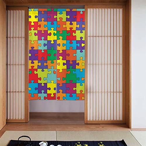 Peynir Autism Awareness Door Curtain Feng Shui Panel