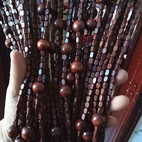 52 Strands Wood Beaded Curtains for Closet and Bedroom