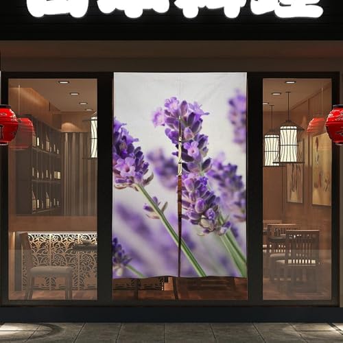 Lavender Flower Door Curtain Panel 17x57 Inch