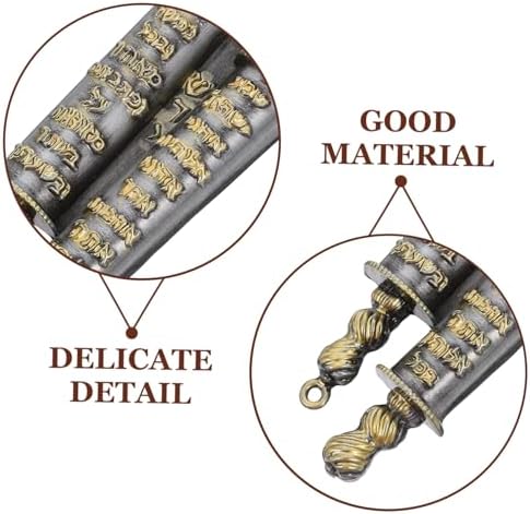 Sosoport Metal Mezuzah Scroll for Door